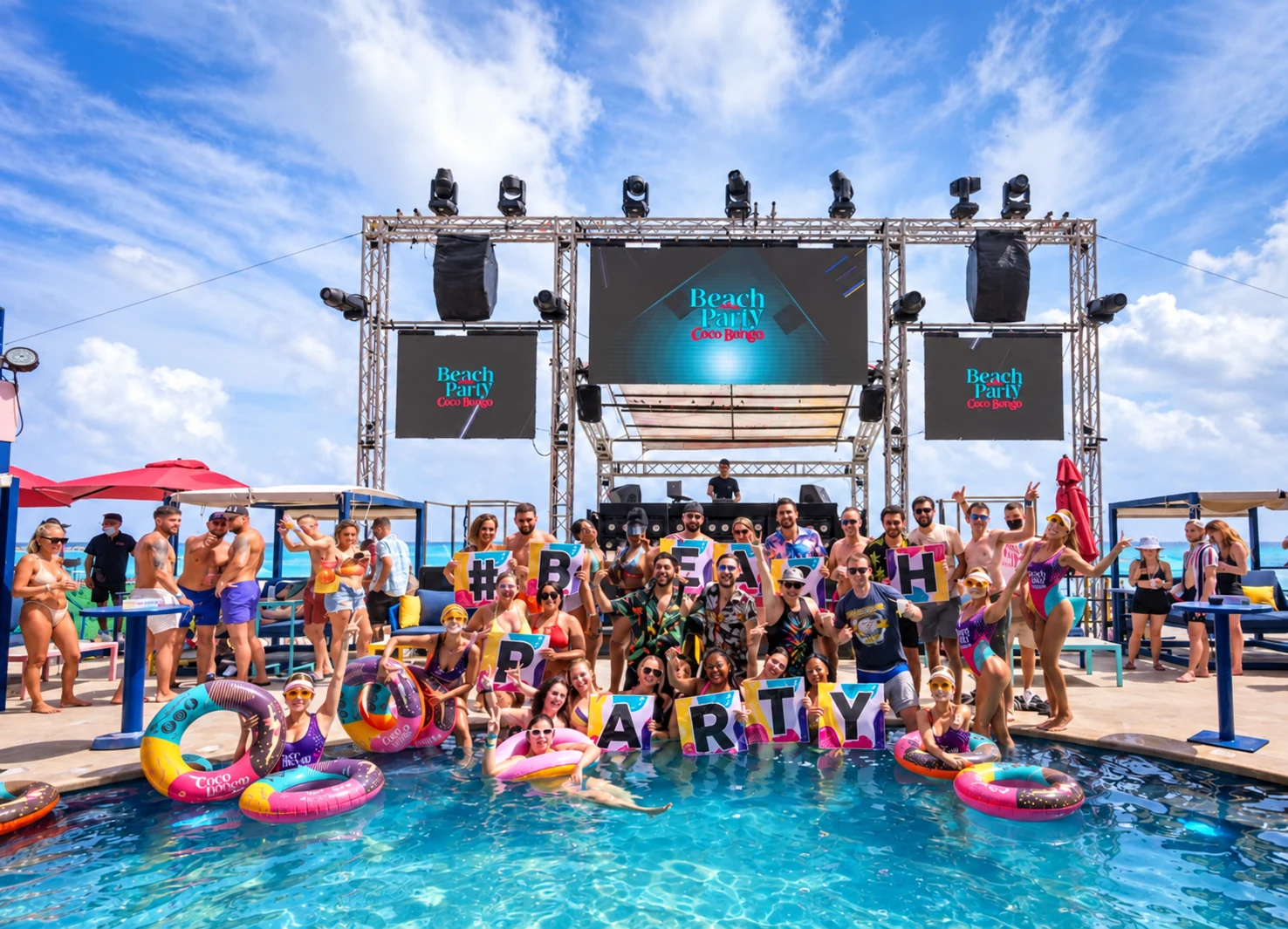 Coco Bongo Beach Party group